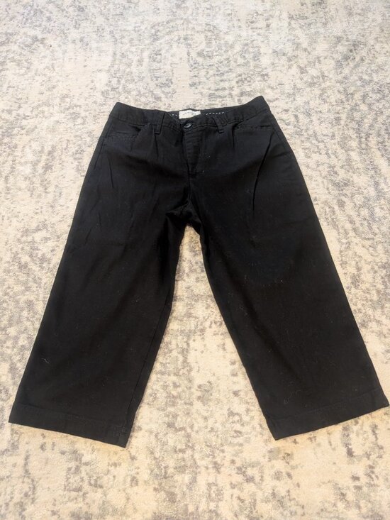 St. John's Bay Pants - St. John's Bay Stretch Black Capri Pants Women's Size 12 Classic Casual Crop